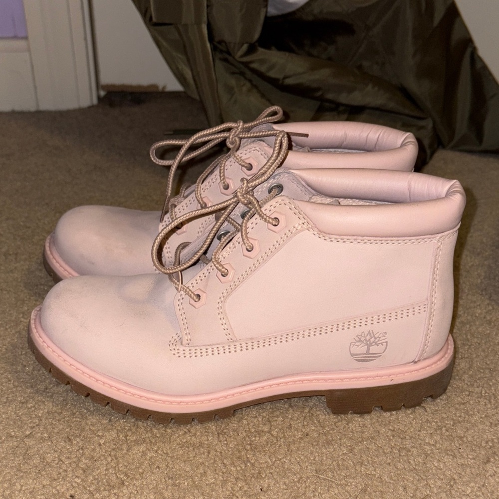 Timberland Light Pink Ankle Boots